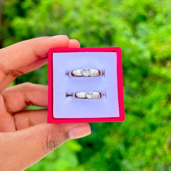 Beautiful Heart Ring Set